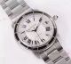 Copy Swiss Cartier Calibre Watch Stainless Steel Black Roman Dial (5)_th.jpg